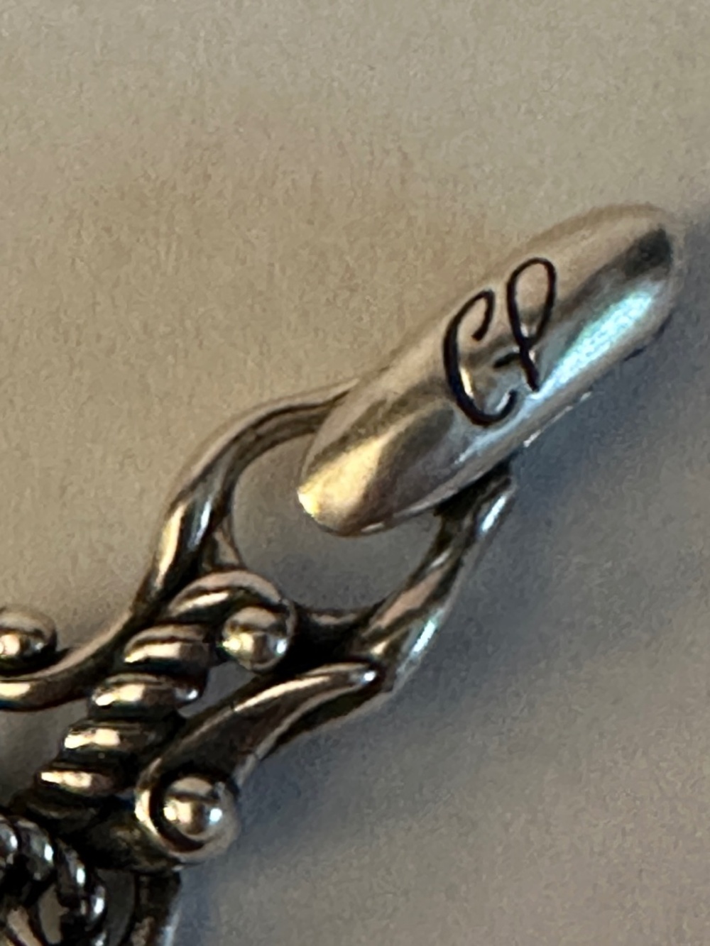 Carolyn Pollack Relios Sterling Silver Chain Link Bracelet - Picture 4 of 5